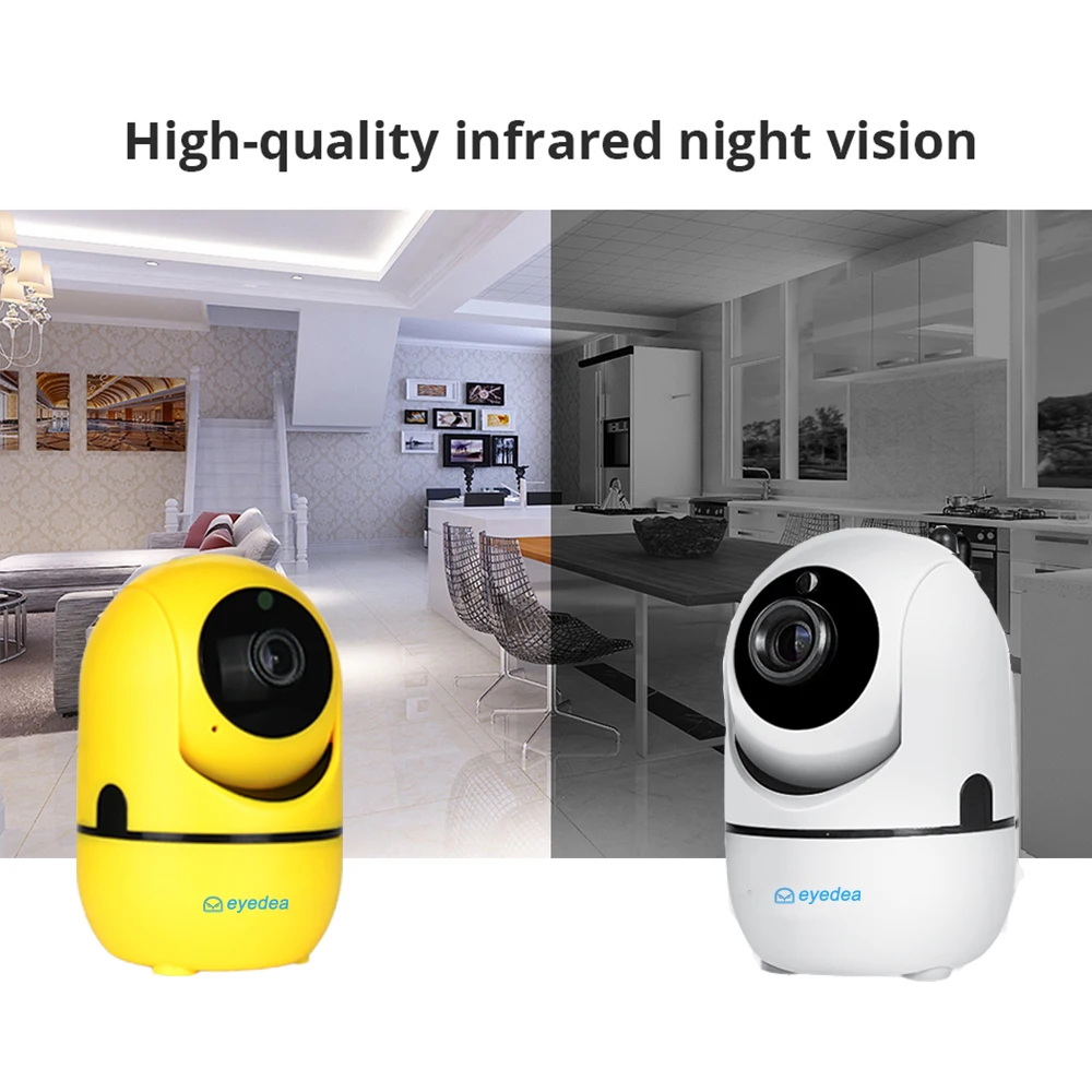 Eyedea HD 1080P 2.0MP 720P беспроводная безопасность IP камера ночного видения CCTV WIFI
