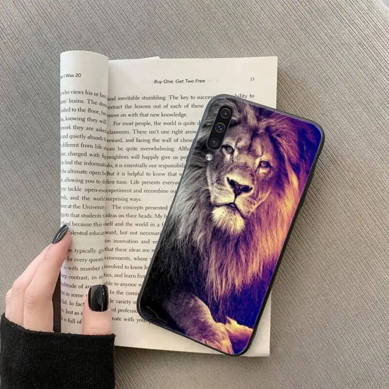 

Cat tiger lion cool animal Phone Case For Samsung galaxy A S note 10 7 8 9 20 30 31 40 50 51 70 71 21 s ultra plus