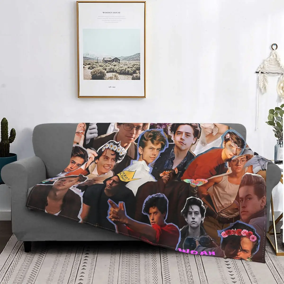 

Коул Sprouse, коллаж, одеяло, искусственная река, джугэйд Джонс, супер мягкое покрывало для дивана, уличное плюшевое тонкое одеяло