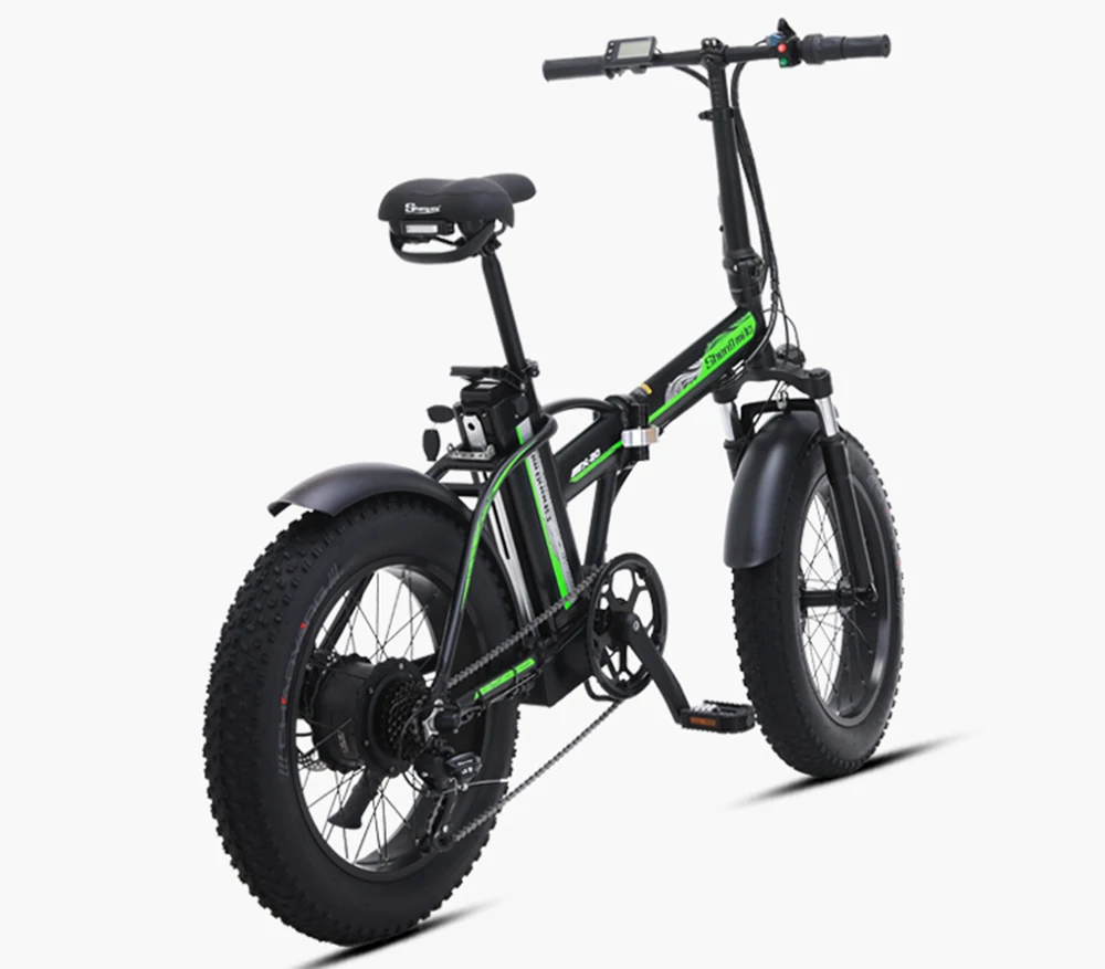 Электрический велосипед 20 дюймов Электрический Снежный велосипед e-bike 500 Вт высокоскоростной мотор e велосипед складной портативный Электрический велосипед