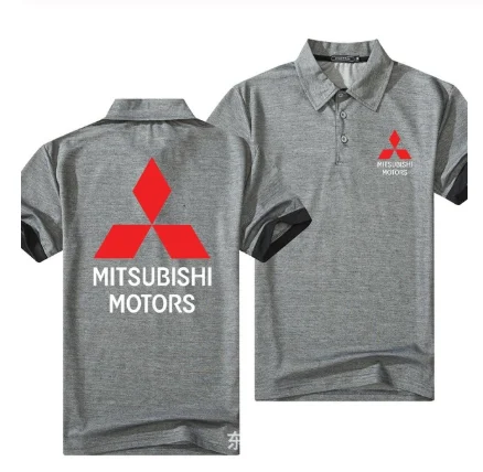 

For Mitsubishi Camisa masculina Polo Shirt Men Cotton Short Sleeve Men Polo Shirt Sports jerseys golf tennis Male Blusas Tops