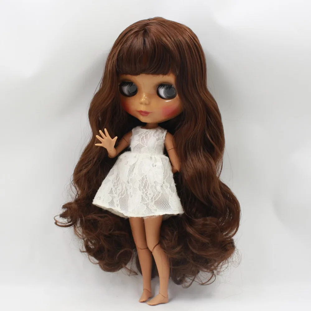 ICY DBS Blyth Кукла наряд licca тело белое платье Элегантная одежда|white and gold quinceanera dresses|white