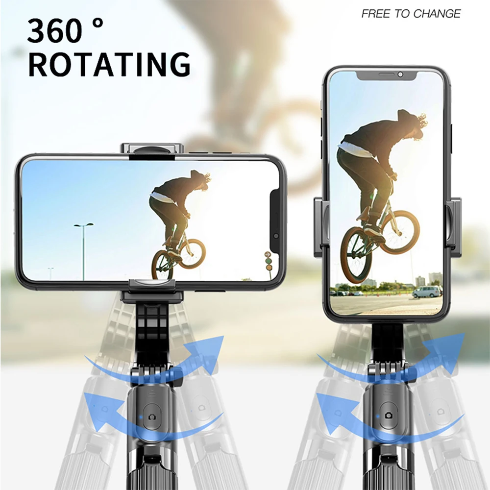 

LO8 Stabilizer Wireless bluetooth Selfie Stick Tripod With Remote Palo Selfie Extendable Foldable Monopod For IOS Android