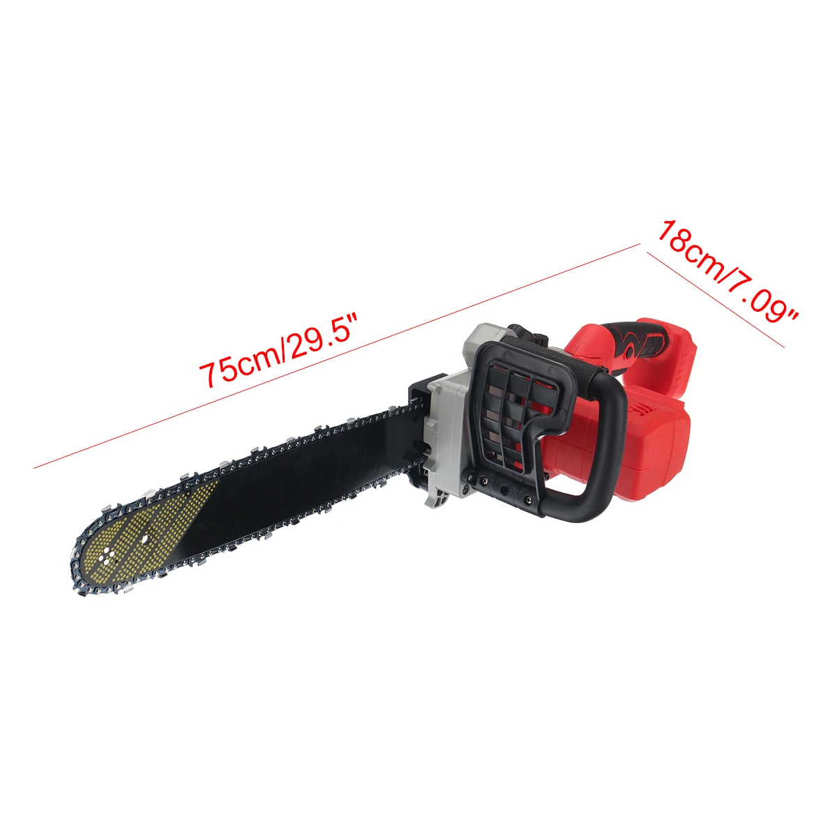 

16 inch 2000W Drillpro Electric Brushless Chainsaw Brushless Wood Cutter Logging Saw Power Tool For 18V Makita Battery 300mm