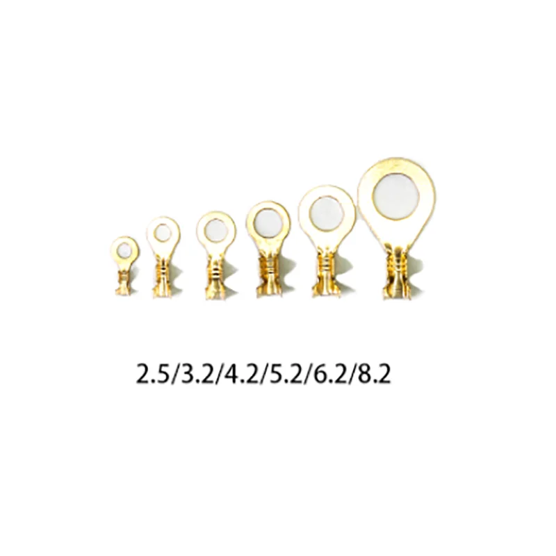 

O-Type 2.5/3.2/4.2/5.2/6.2/8.2 CrimpTerminals Electric Sertir Car Speaker Male Terminal Cold Pressed Plating Lug