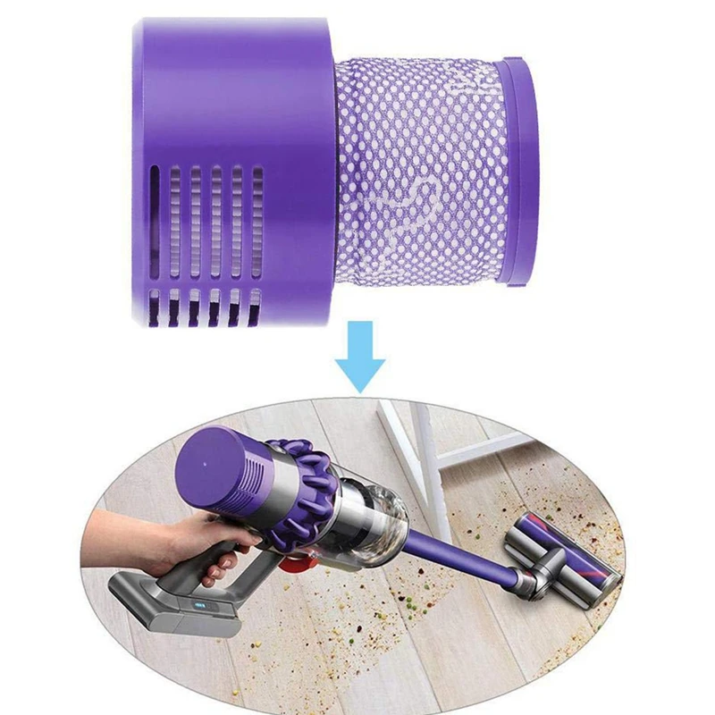 Плоская всасывающая головка для Dyson V7/V8/V10/V11 воздушный фильтр Hepa V10 сменные детали