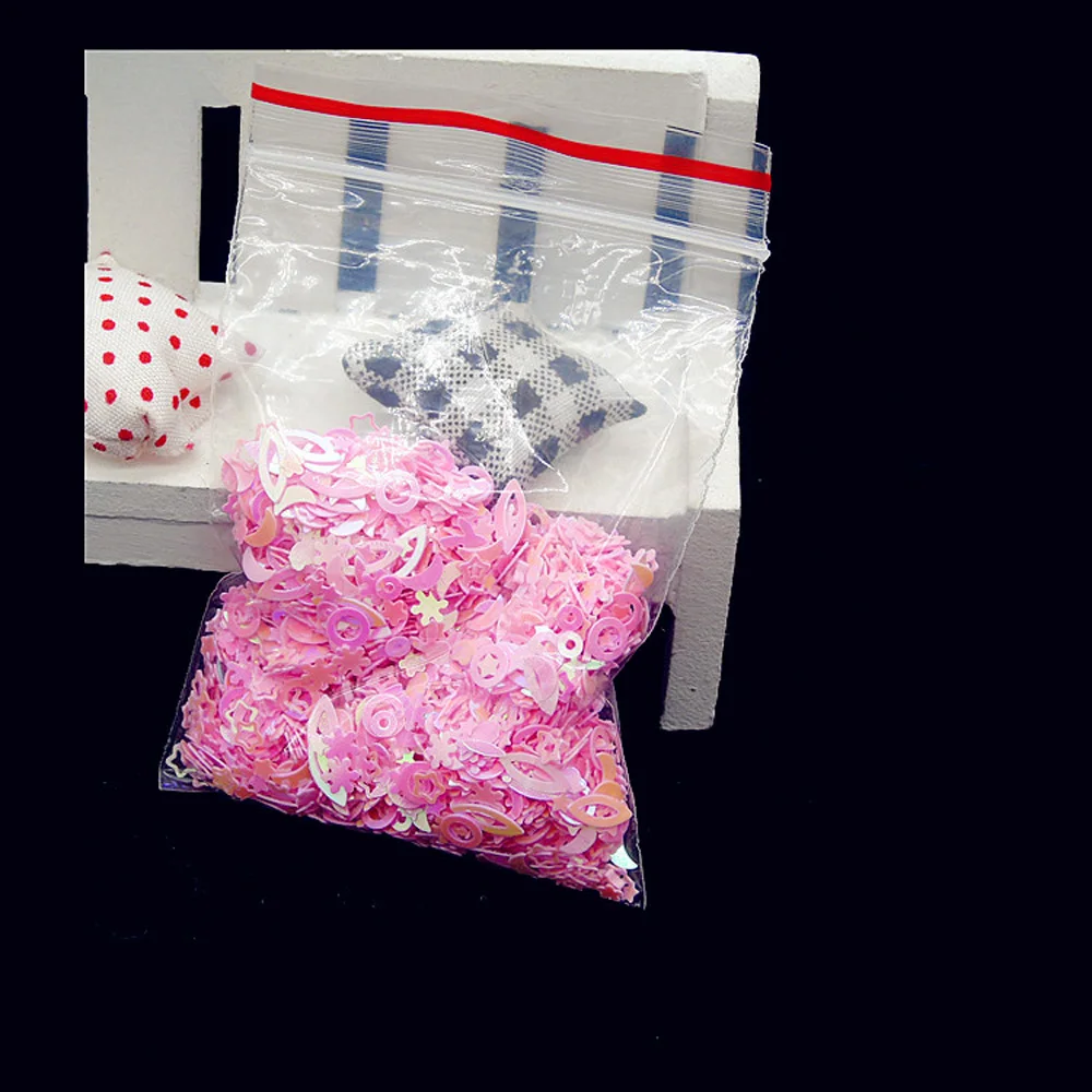 Разноцветные Блестки для дизайна ногтей и макияжа 15 г|Стразы украшения| |