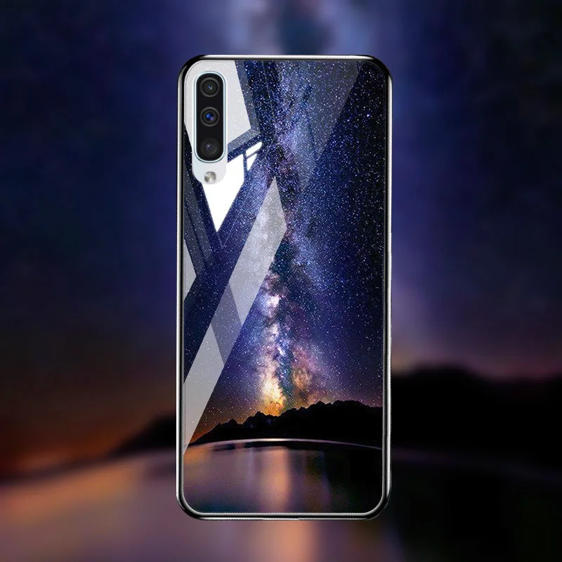 M042 Закаленное Стекло чехол СПС samsung Galaxy A50 A70 A40 A30 A20 A60 A10 A80 A90 5G A50s A20s A10s чехол samsung A7 A8 плюс Чехол - Цвет: M042