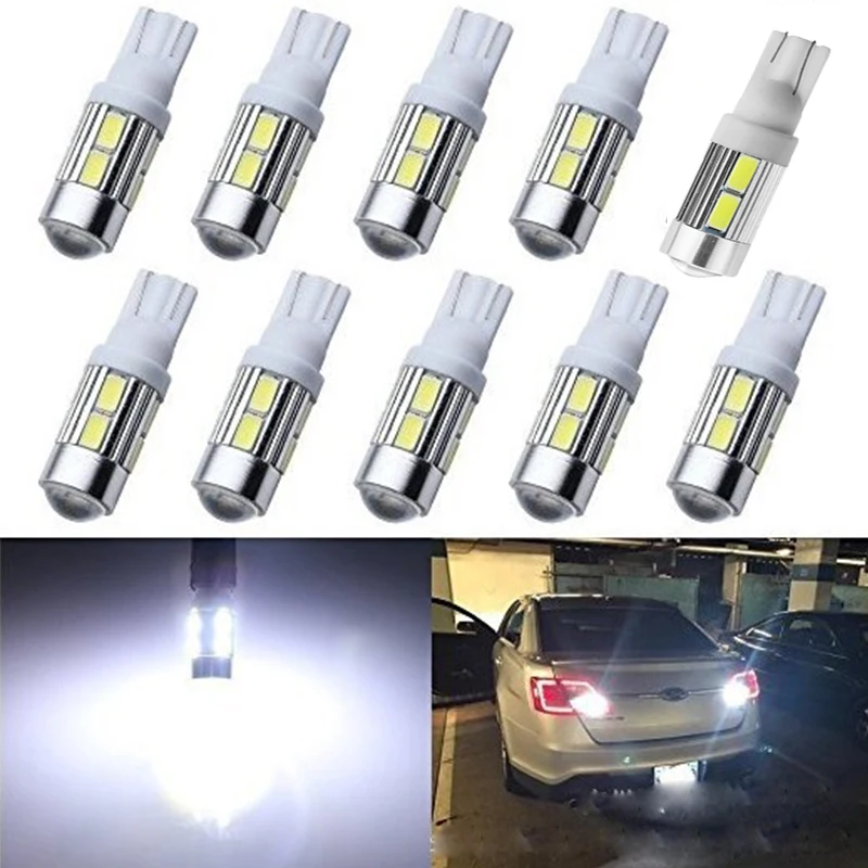 

Светодиодная лампа T10 5730 5630 6/10SMD, Ширина объектива светильник для чтения, светильник номерного знака