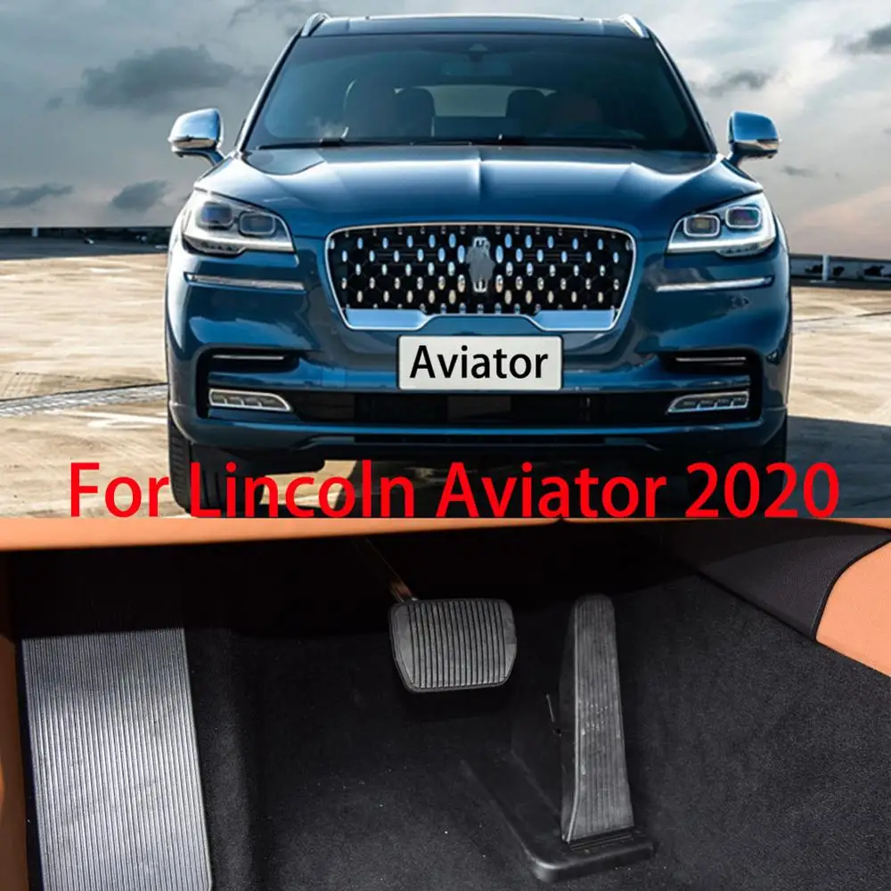 Крышка педали из алюминиевого сплава для Lincoln Aviator 2020 Auto без сверления