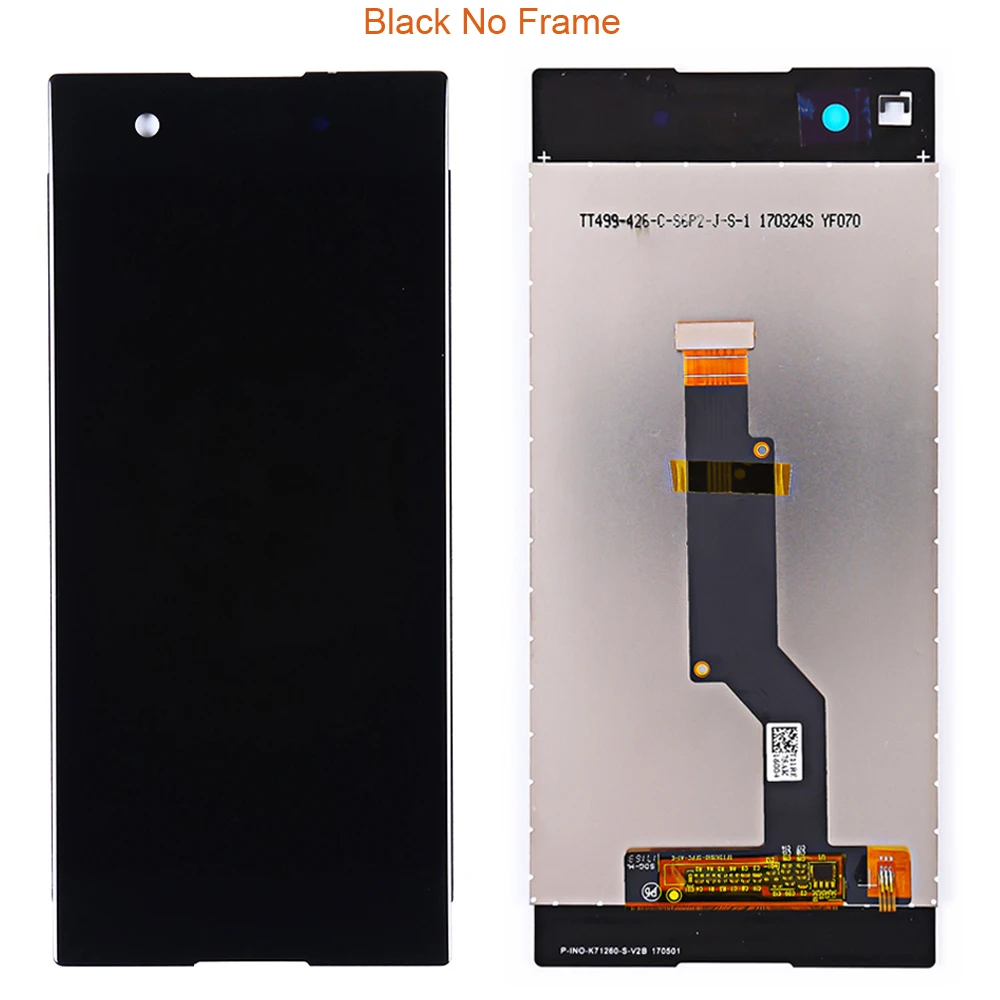 ЖК дисплей с сенсорным экраном и дигитайзером рамкой для Sony XA1 G3121 G3112 G3125 G3116 G3123