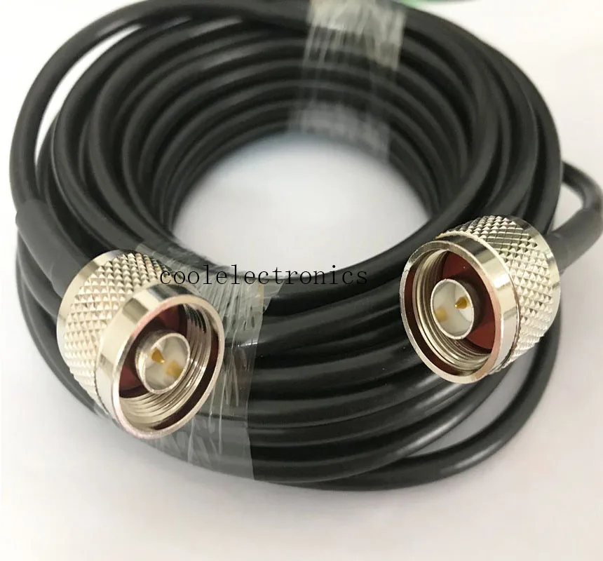 Коаксиальный кабель RG58 15/50 см 1/2/3/5/10/15/20/30/50 м коннектор Папа папа N RF адаптер 50 3