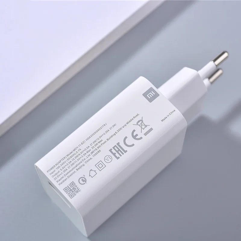 Быстрое зарядное устройство USB для Xiaomi 33W EU 100 см 5 А кабель Type-C MI 11 11T 10 Ultra Redmi Note 10X 9 |
