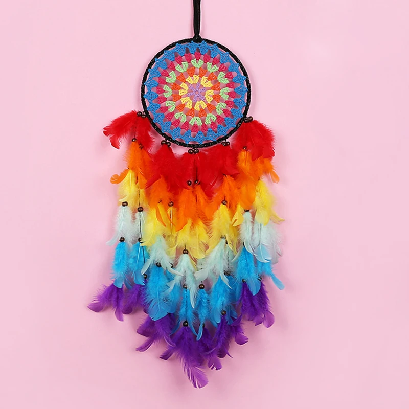 Декоративные плетеные светильники Ловец снов украшение в виде загадки для