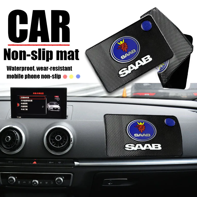 

1pcs Car Dashboard Non-slip Silicone Mobile Phone Holder Pad Car Decorative for SAAB 9-3 9-5 93 9000 97X 9-2X GT750 92 Car Tools