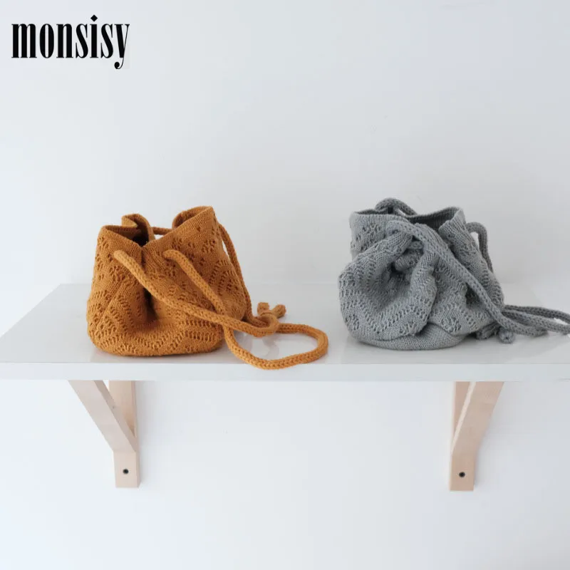 Monsisy зимний Кошелек для монет шерстяной кошелек сумки через плечо мальчиков и