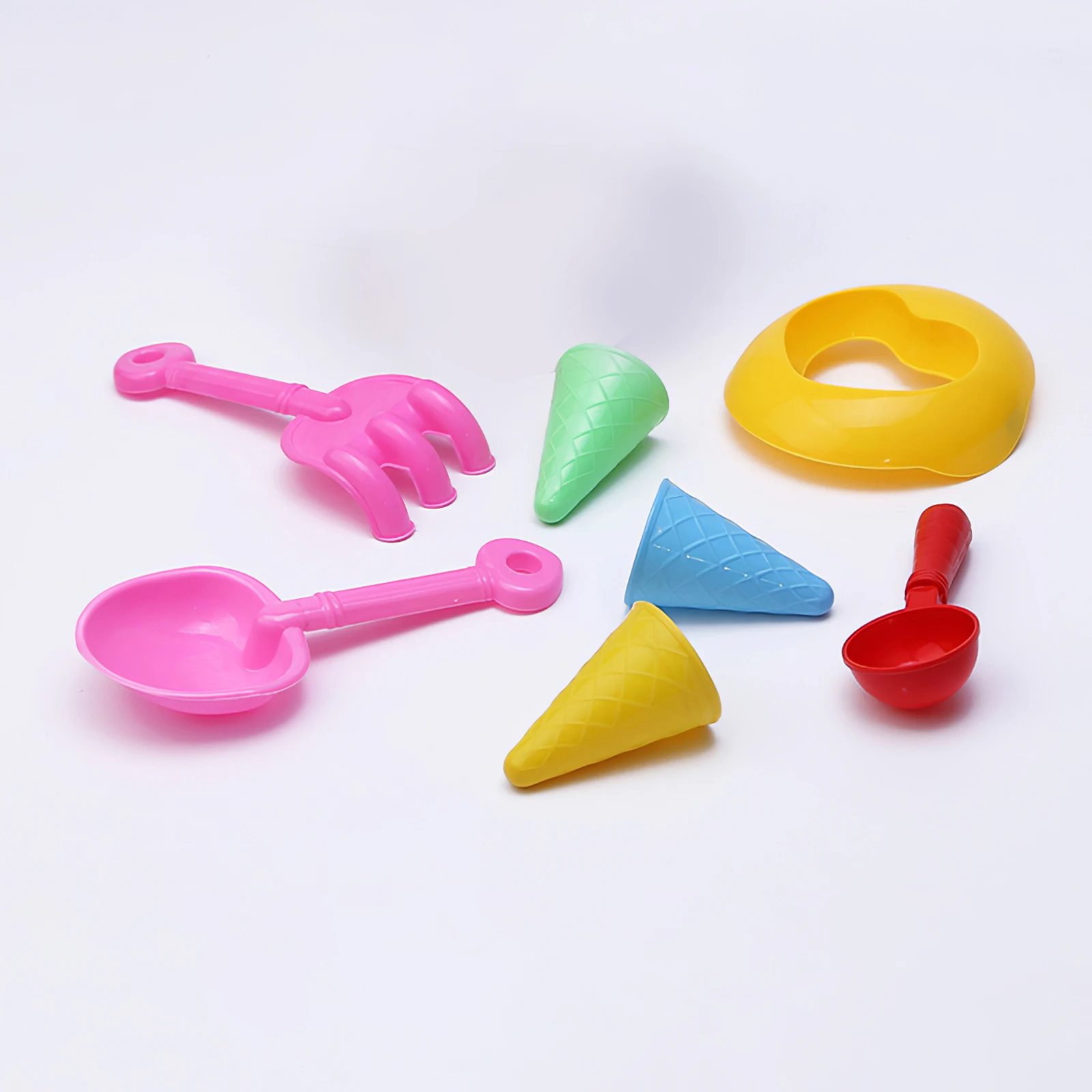 

Colorful Ice Cream Pattern Seaside Toy Outdoor Kid Sand Playing Toy Spoon Seal Cute Colorful Ice Cream Pattern for Swimming Pool