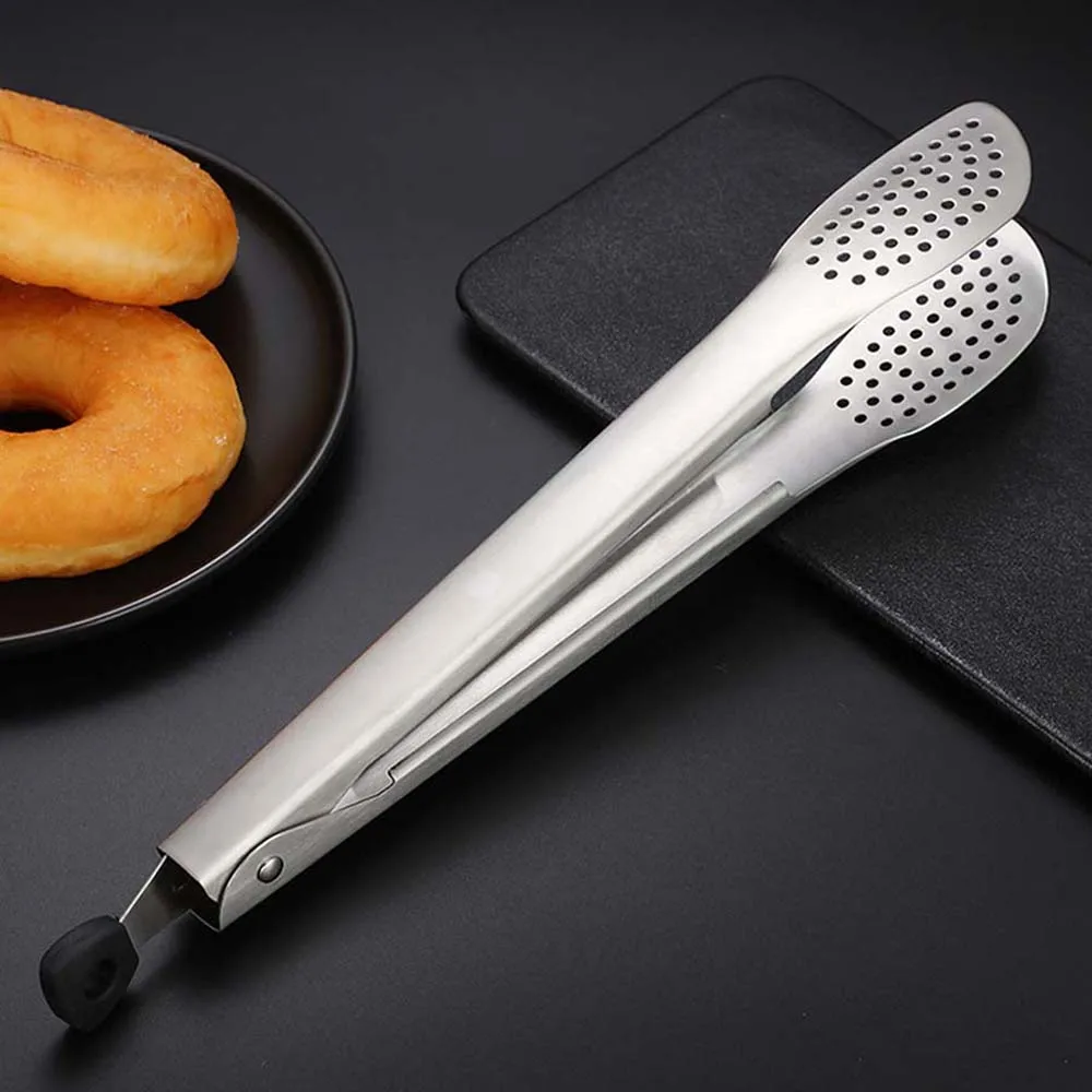 Щипцы для салата из нержавеющей стали кухонные принадлежности барбекю