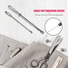 Пинцет с зажимом для резьбы, набор мелких кружевных вязальных крючков для рукоделия, направляющая для вязания эластичной веревки