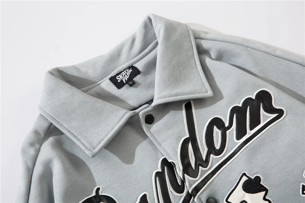 

2021 Spring Men's Bomber Jacket New Arrival Digital Letters Printed High Street Windbreaker Single Breasted Coat Men Clothing