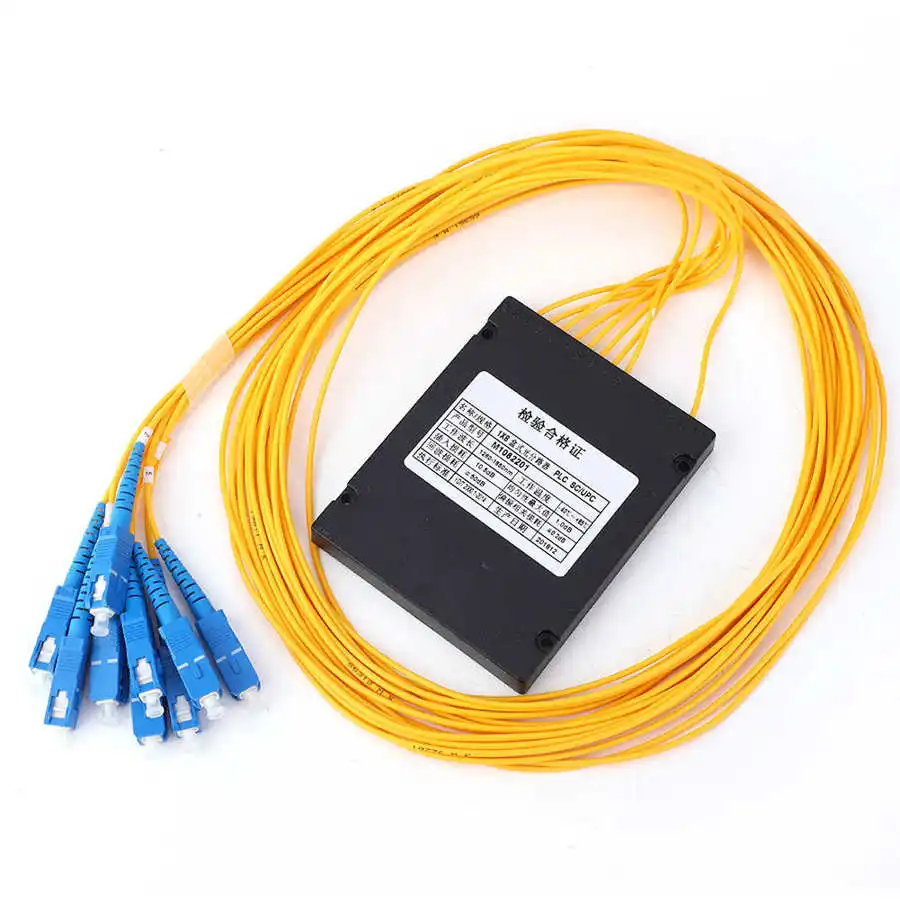 PLC волоконный сплиттер 1X8 SC/UPC Оптическое волокно одномодовый для домашней