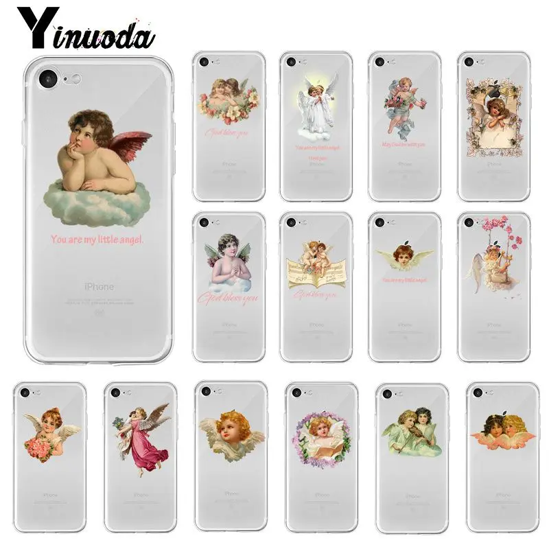 Yinuoda Renaissance angels мягкая резина термопластичный полиуретан чехол для телефона iPhone X