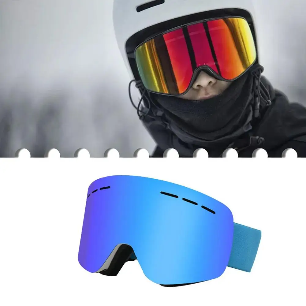 

Large Cylindrical Ski Goggles Double-layer Anti-fog Snow Goggles Outdoor Mountaineering Windproof Glasses