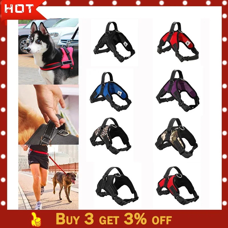 Dog belt 2019TOP TAILUP Pet Dog Leads Chest Straps Large Pet Adjustable Comfortable Outdoor G90618