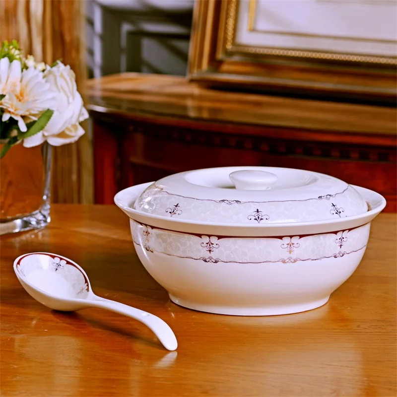 Набор посуды из 2 предметов креативная миска для супа Цзиндэчжэнь керамические