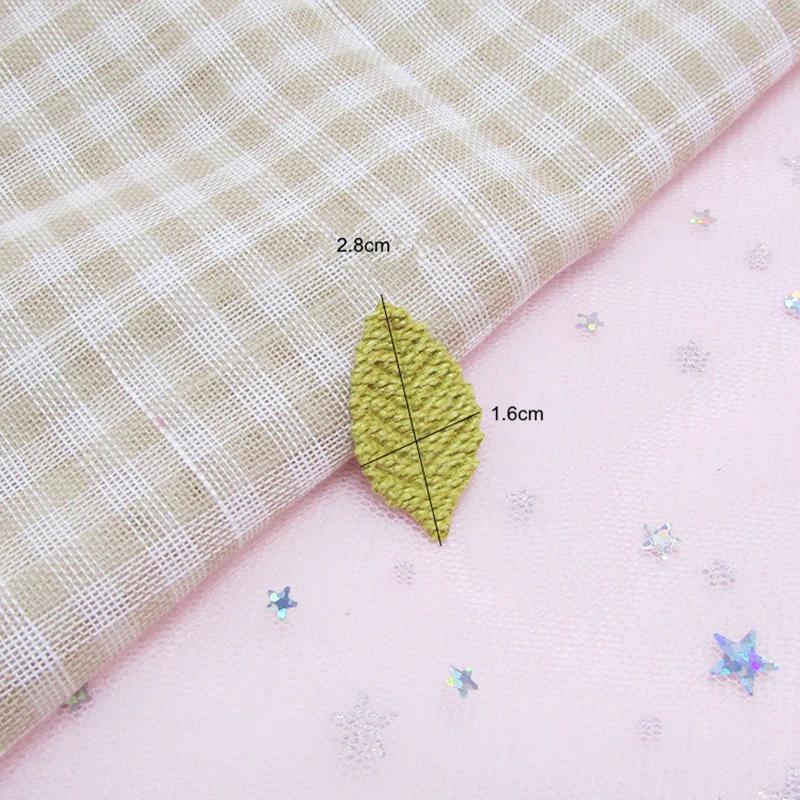 100 шт. мини-патчи с листьями сделай сам зажим для волос серьги аксессуары