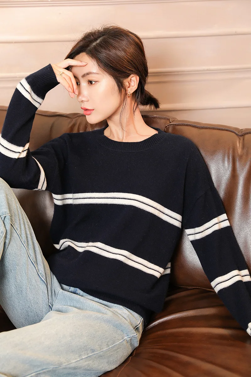 

100% Pure Goat Cashmere Knitted Sweater Women High Quality Turtleneck Pullover 5Colors Female Winter Fashion Clothes Girls Tops