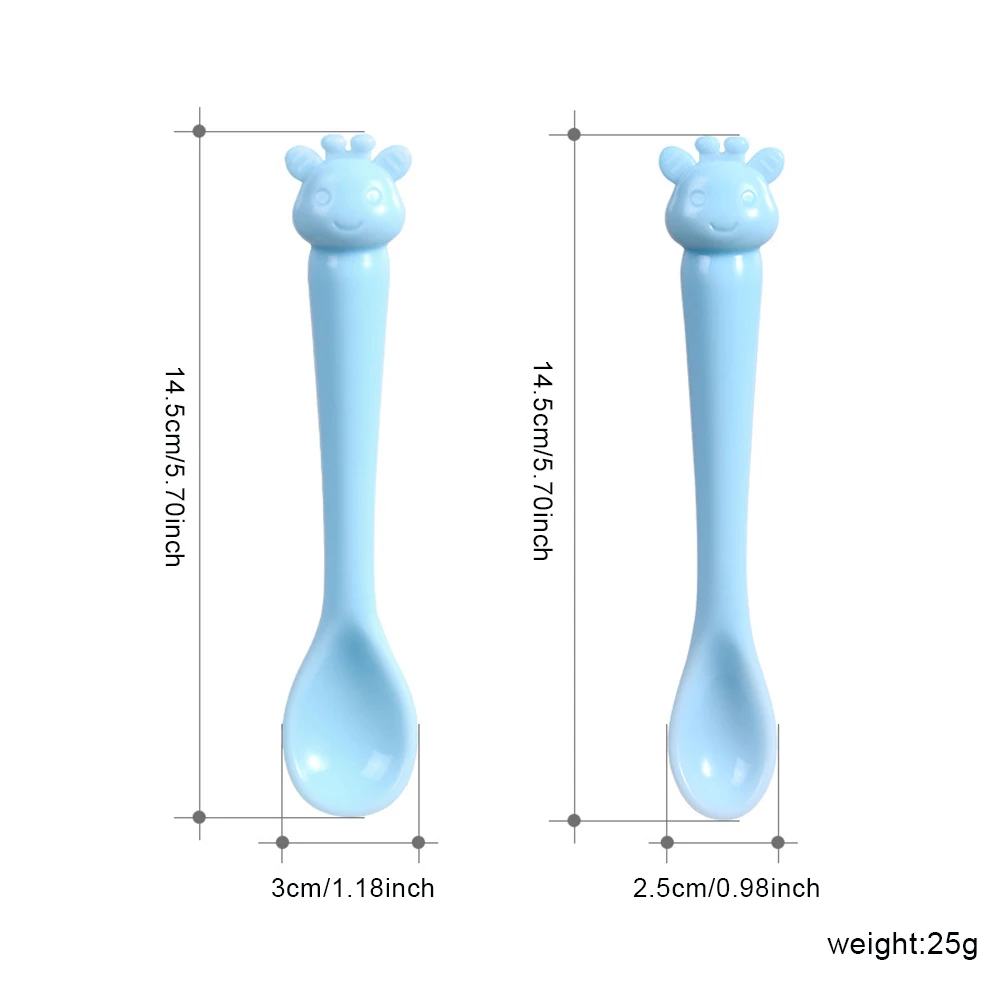 

Food Grade Silicone Infant Feeding Spoon Long Handle Self Baby Learn To Eat Training Utensils Soft Children Tableware Shipping