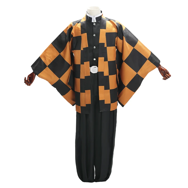 

Костюм для косплея аниме «рассекающий демонов» Kimetsu no Yaiba Kamado Tanjirou, костюмы для взрослых, для хеллоуина и Рождества