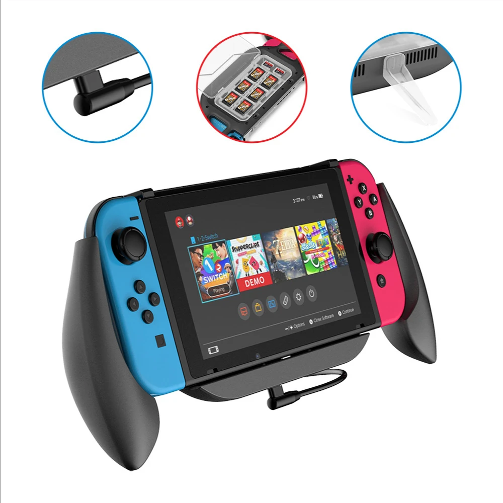 

HEYSTOP Case Compatible with Nintendo Switch Game Console Controller Switch Grip Gaming Protection Accessories