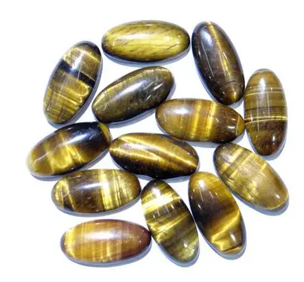 Кулон из натурального камня бирюзы кварцевый кристалл тигровый глаз кабошон для