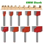 9 шт. Чистка нижней части Концевая фреза для деревообработки вставка Концевая фреза ЧПУ карбидная концевая фреза инструмент 3D Вольфрам