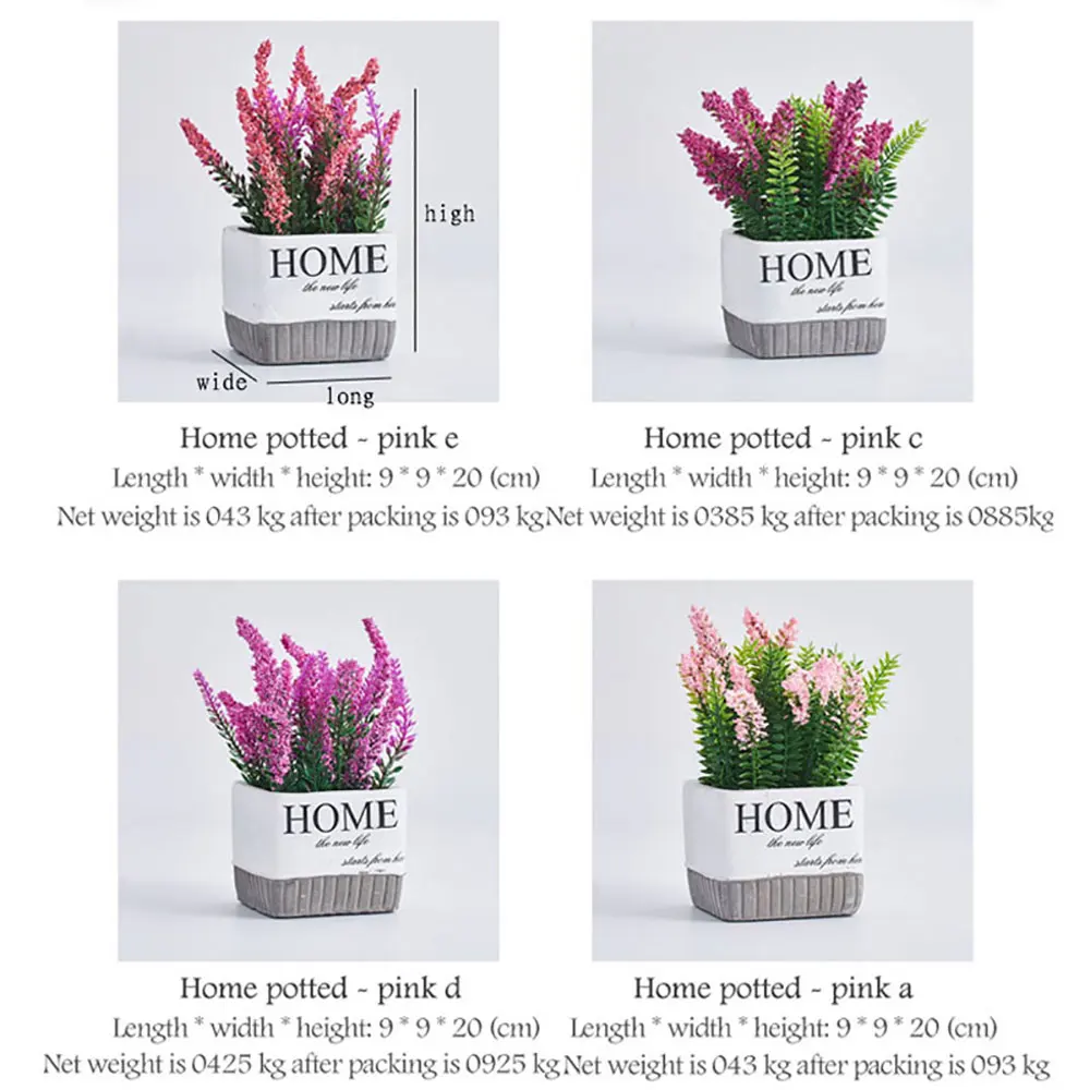 Моделирование из пластика в форме искусственных цветов мини-бонсай