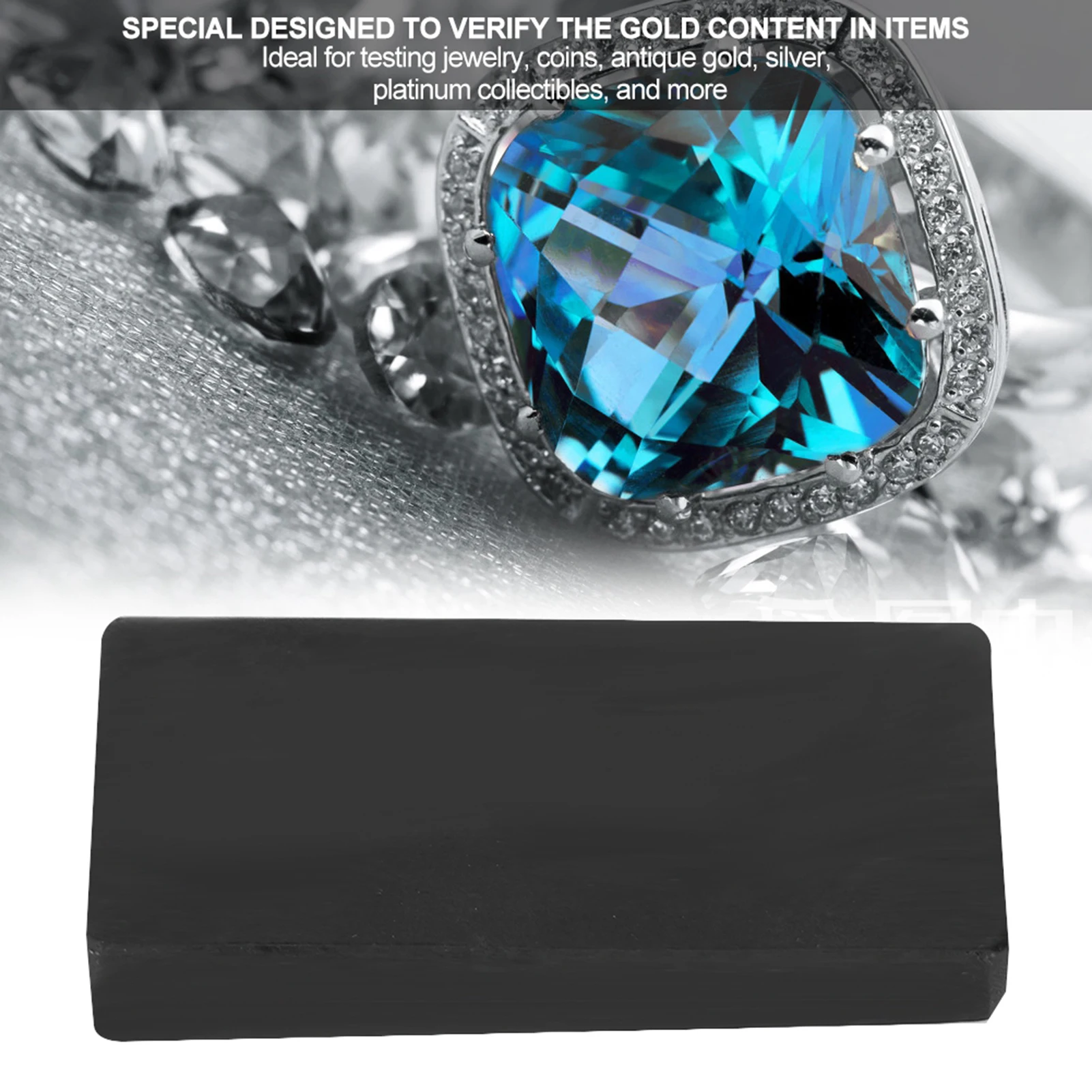 Jewelry Gold Silver Testing Touchstone High Purity Graphite Stone Pure Platinum Detecting Tool Accessory Jeweler | Украшения и