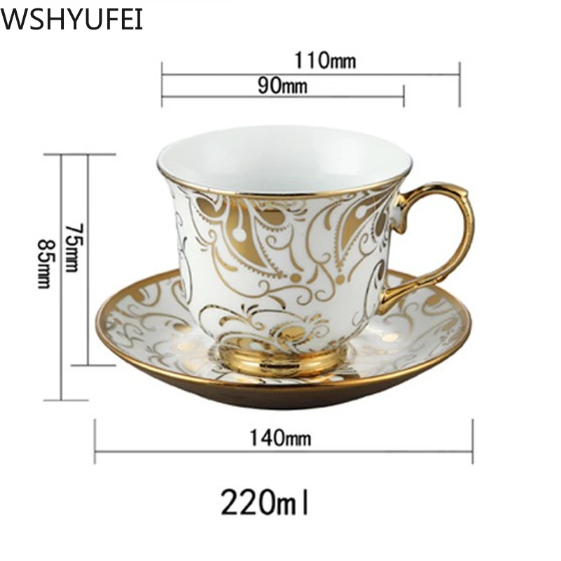 Высококачественные кофейные чашки из костяного фарфора винтажные керамические