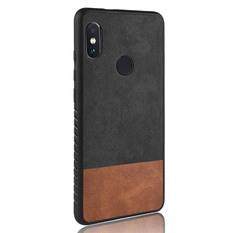 Для Xiaomi Redmi Note 5 Pro Чехол Prime чехол два цвета PC + TPU Роскошный кожаный чехол-накладка