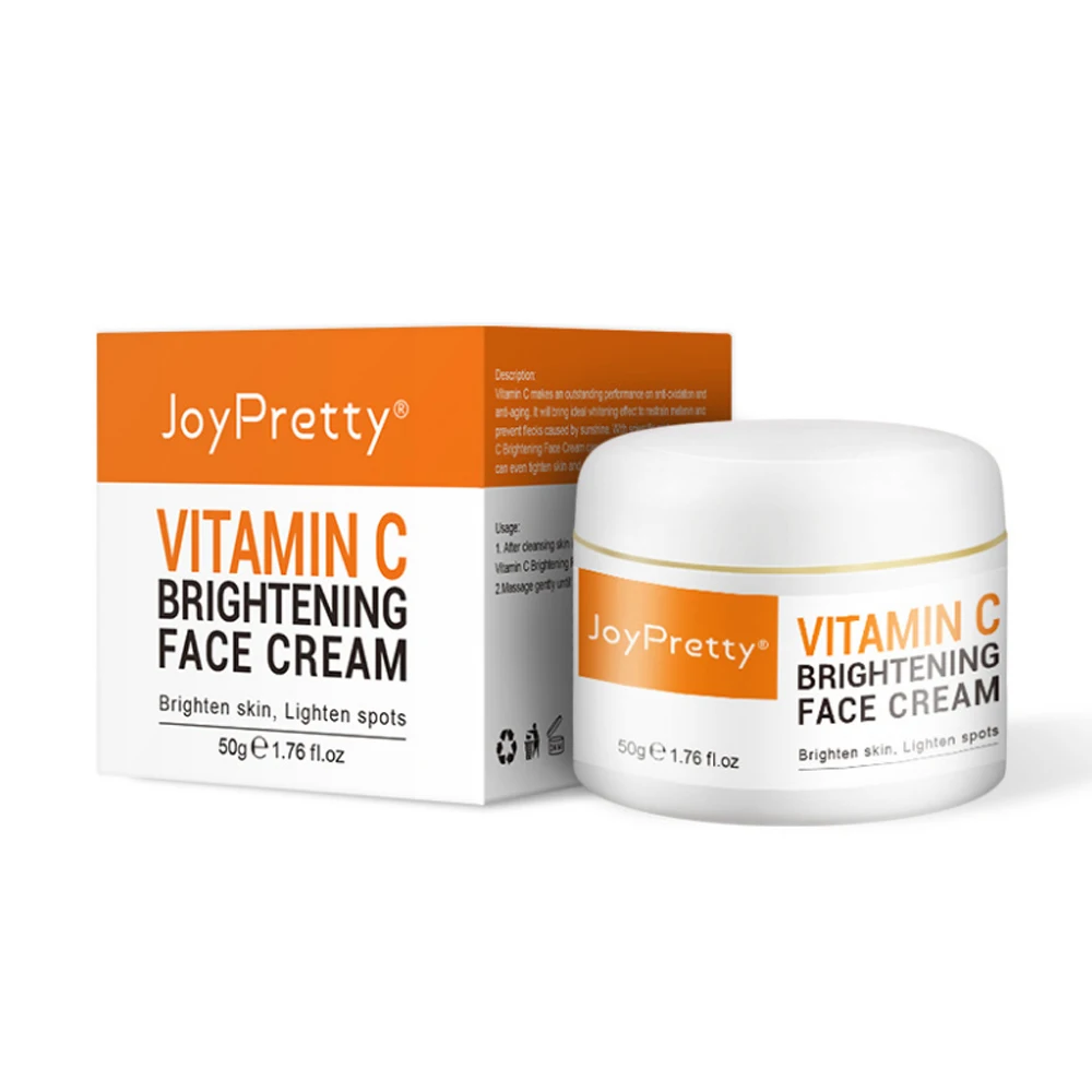 

50g Vitamin C Face Cream Remove Dark Spots Whitening Cream Anti-Aging Firming Skin Care Brightening Moisturizing Dark Spots