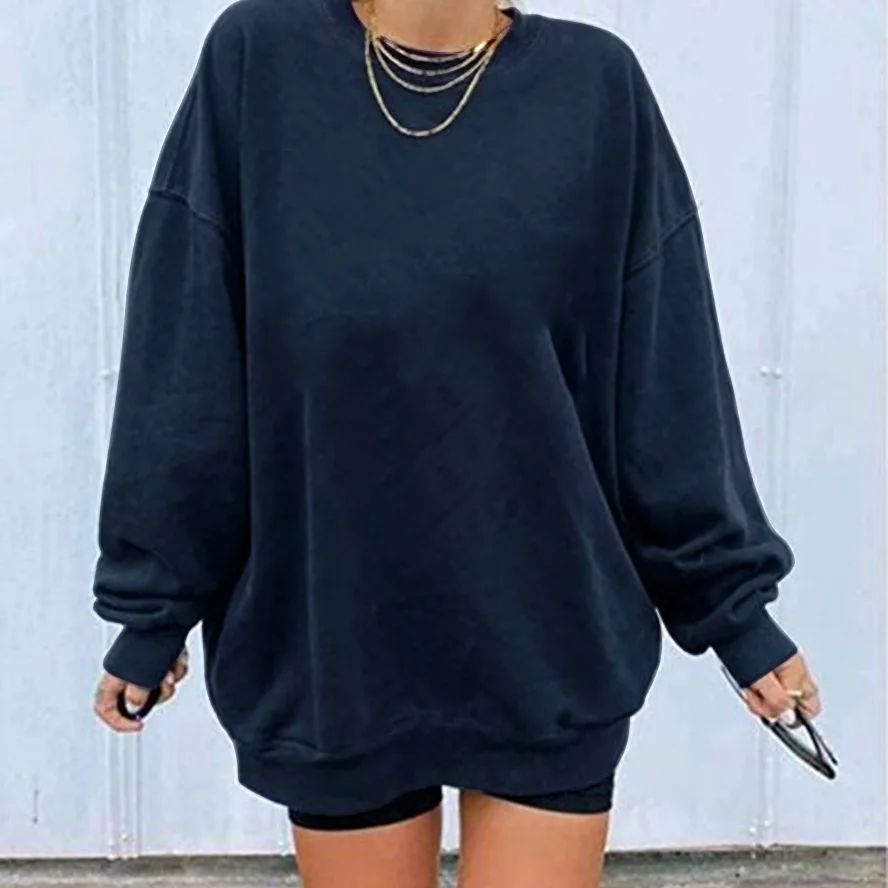 

Sweatshitr Women Loose Long Sleeve Pullover Tops Autumn Ladies Casual Oversized Sweatshirts Female 20201
