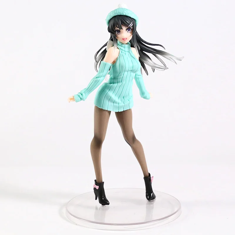 

Вязаное платье Seishun Buta Yarou Wa Sakurajima Mai Ver. Фигурка из ПВХ коллекционные модели игрушки Brinquedos