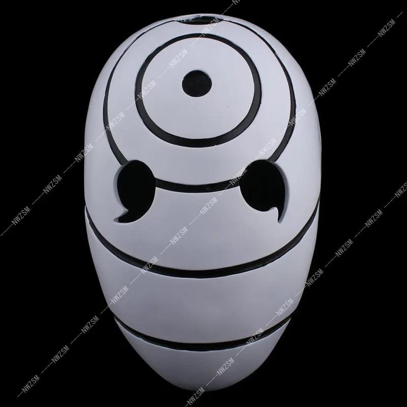 Аниме Uchiha Obito маска Tobi ниндзя Акацуки косплей костюмы ПВХ маски Хэллоуин для трех