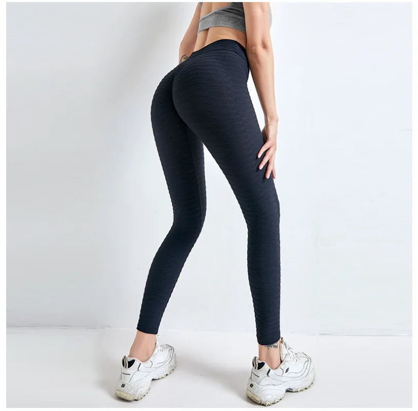 

Women's Yoga Pants Quick-drying Sports Tights Push-up Tights Gym Exercise High Waist Ladies Fitness Running Sports Hip Trousers