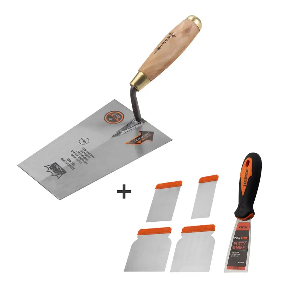KSEIBI набор для работы с гипсокартоном нож шпатлевки мастерок квадратным