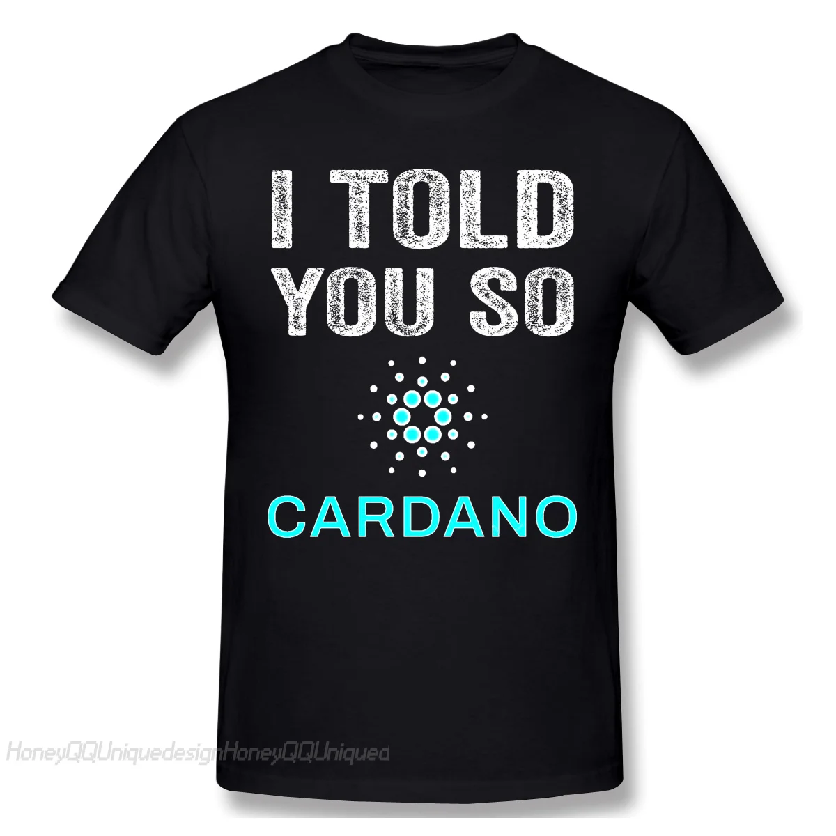 

Cardano монета ADA криптовалюта 2021 Новое поступление футболка я скажу вам так негабаритных хлопковая рубашка для Для мужчин футболка