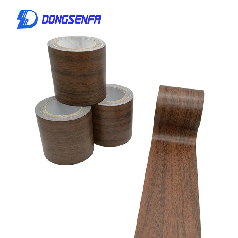 same like picture DONGSENFA 1 рулон 5,7 см* 4,6 м деревянная зернистая кожа клейкая лента диван напольная Мебель Ногами линия ремонт лента декоративная лента - Цвет: same like picture