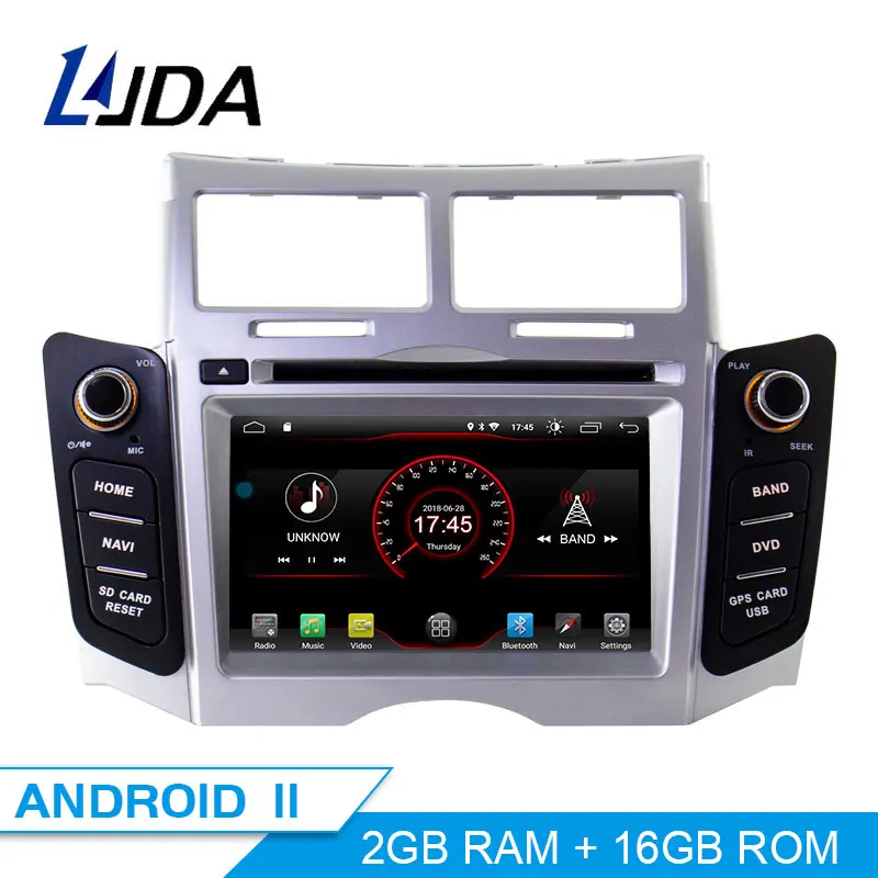 

Автомагнитола Carplay, 2 Din, Android 11, для Toyota Yaris 2005-2011, Автомобильный мультимедийный плеер, стерео, dsp, аудио, GPS-навигация, DVD, видео