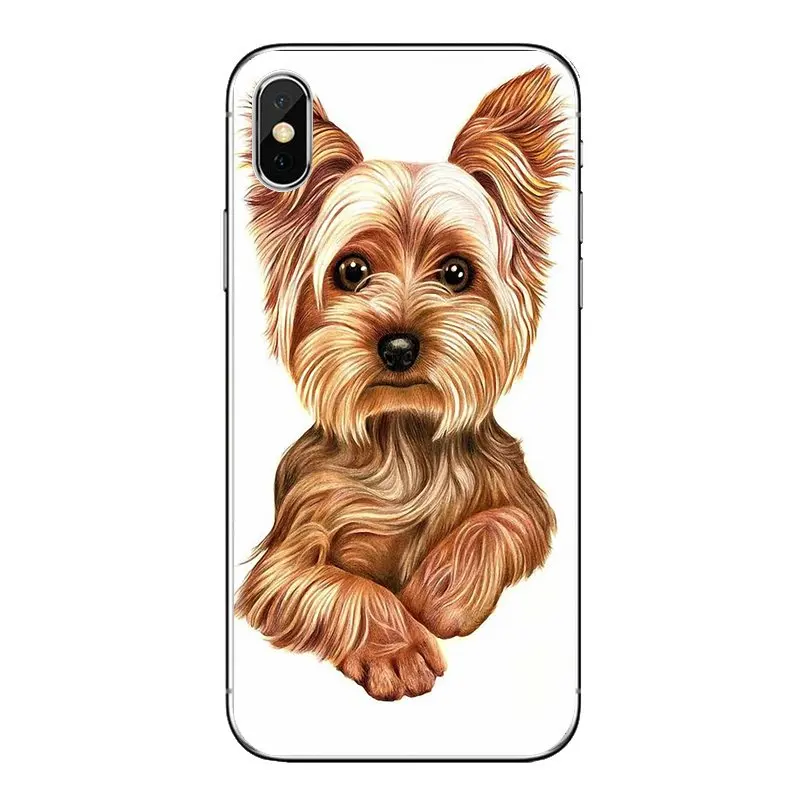 Silicone Phone Bag Case Yorkshire terrier dog puppy Pattern For Xiaomi Redmi 4A S2 Note 3 3S 4 4X 5 Plus 6 7 6A Pro Pocophone F1 |